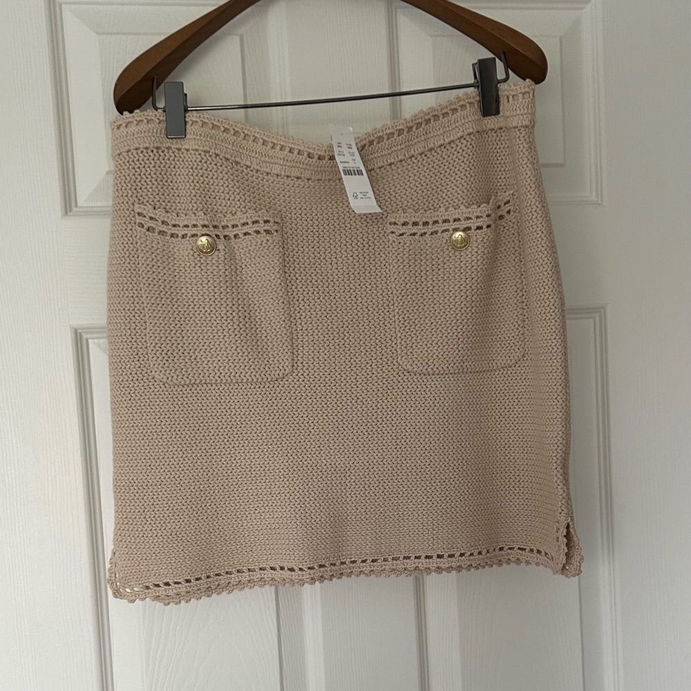 J. Crew Crochet Mini Skirt